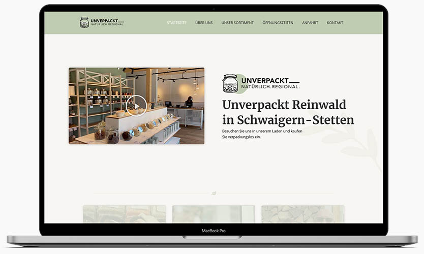 Webdesign Heilbronn Unverpackt Reinwald Referenz MacBook Hintergrund resize