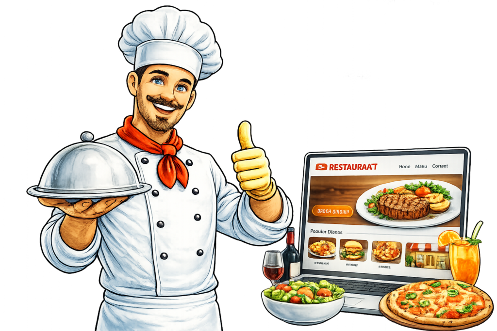 Website für Restaurant Webdesign