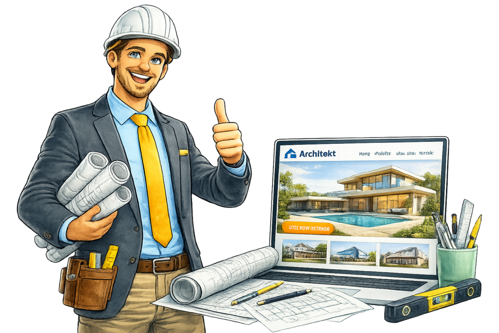 Website für Architekten Hero