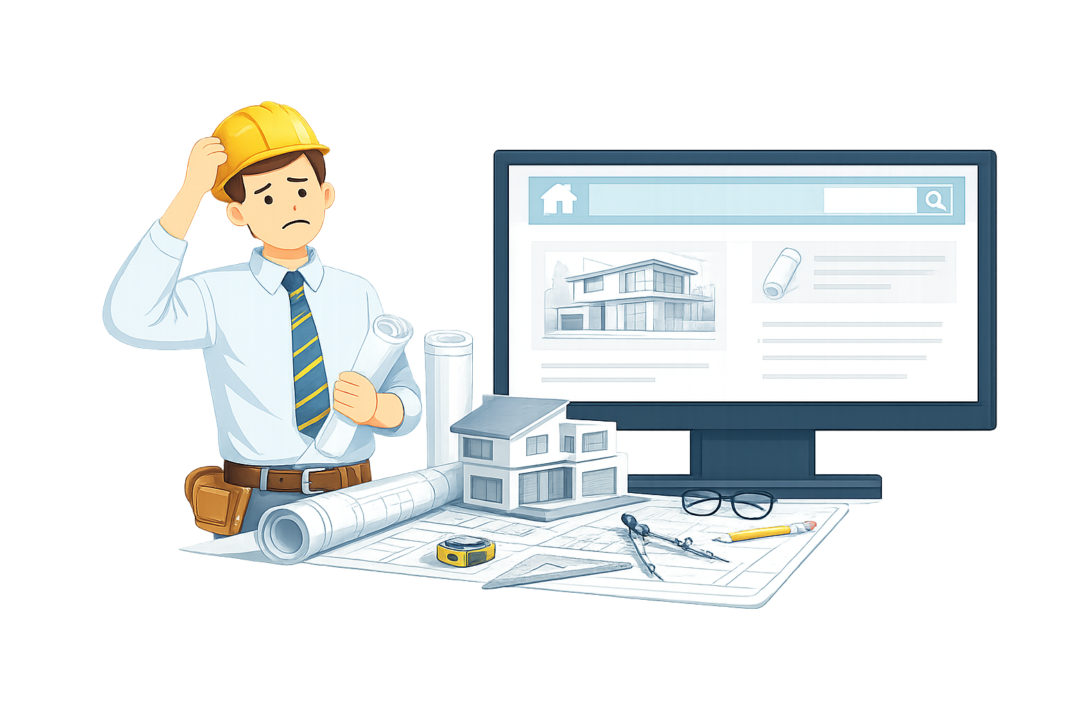 Website für Architekten Problem