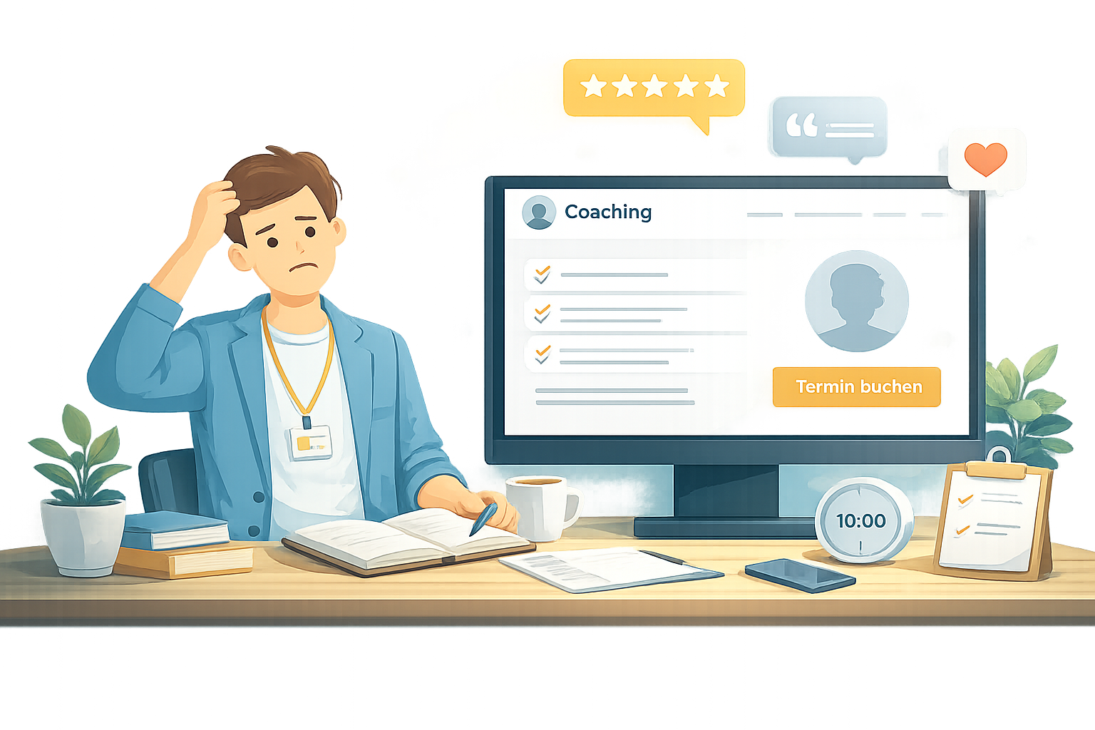 Website für Coaches problem